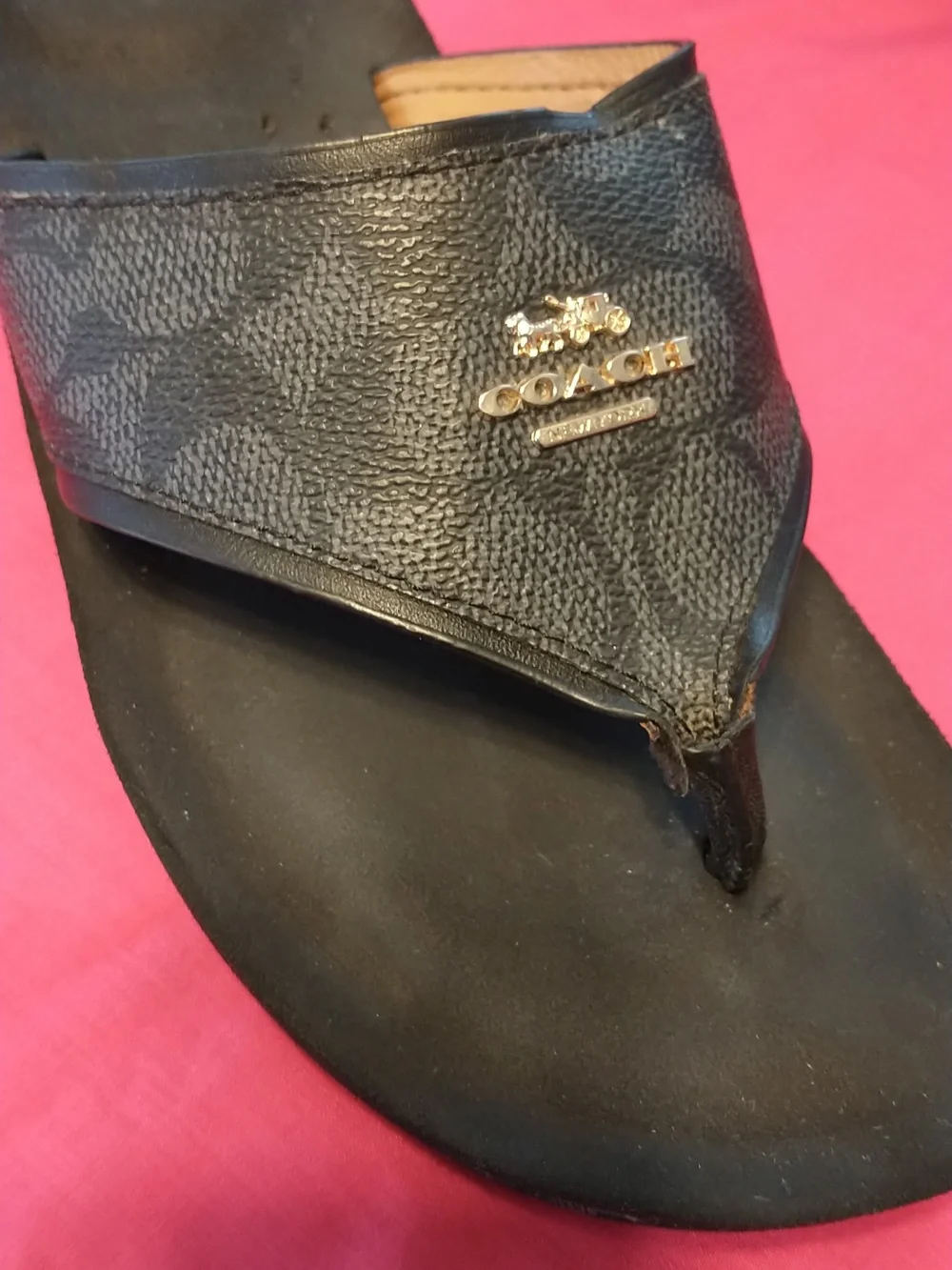 Coach Monogram Thong Sandals - Picture 8 of 10